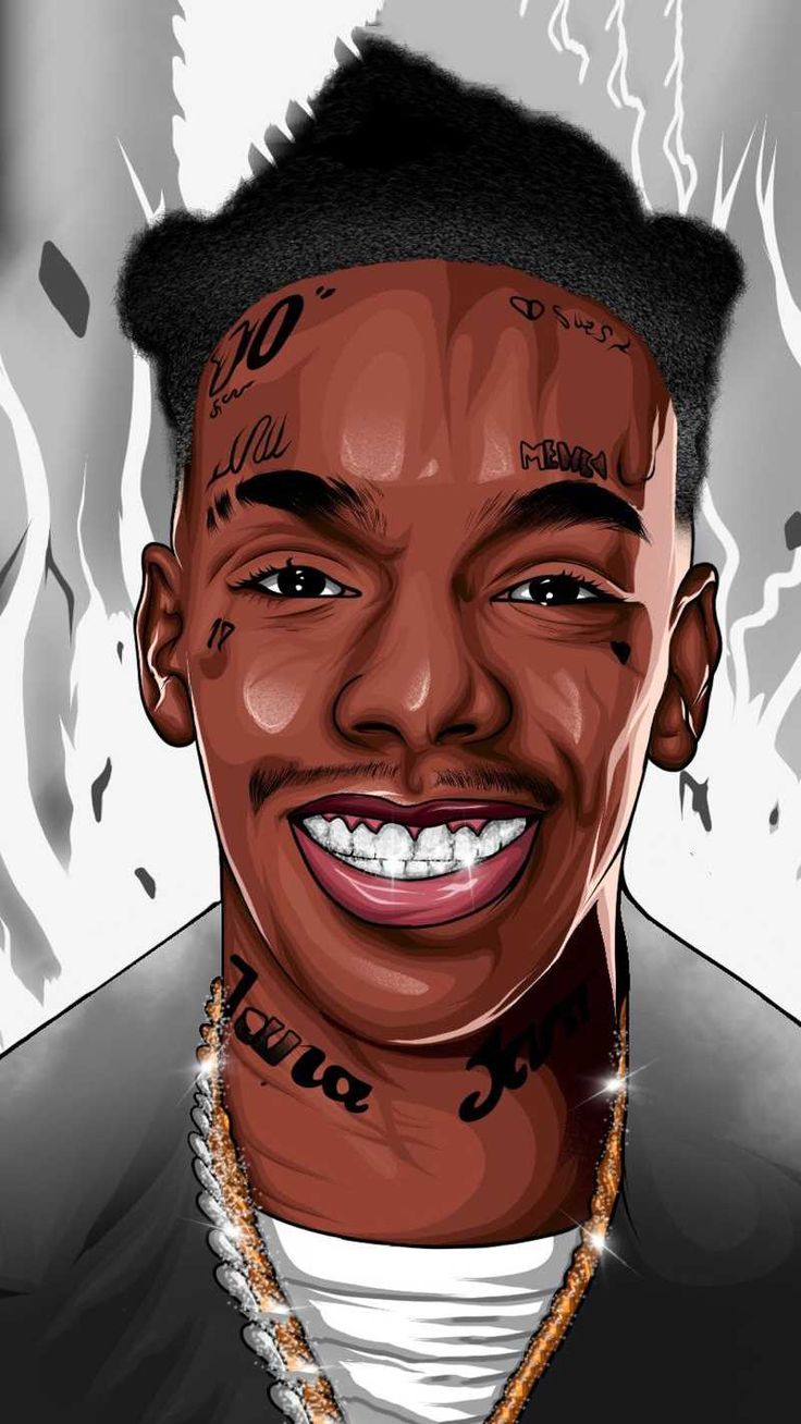 Ynw Melly Cartoon Wallpapers