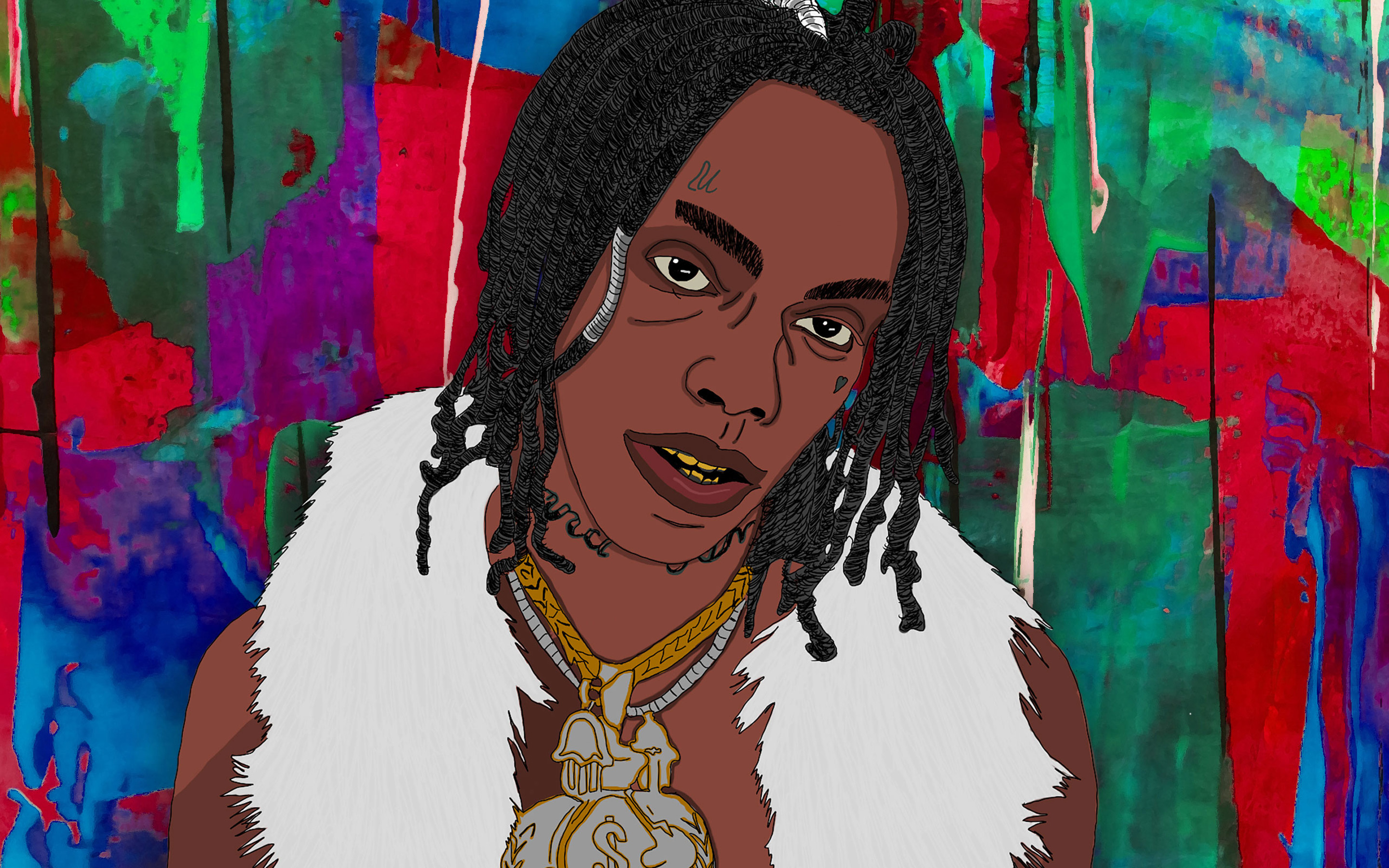 Ynw Melly Cartoon Wallpapers