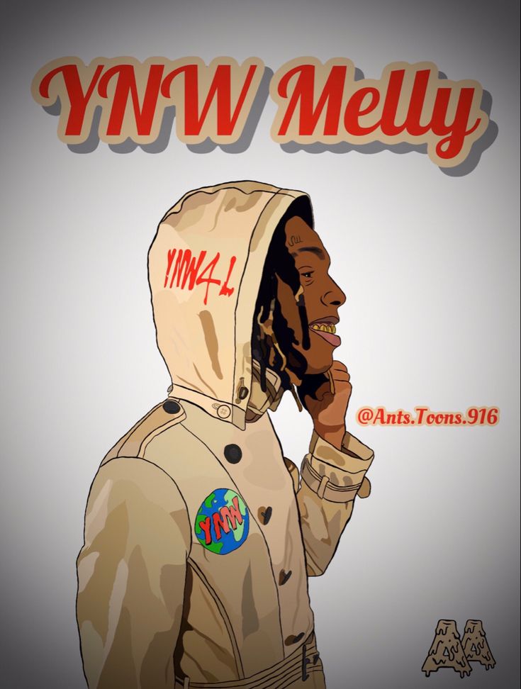 Ynw Melly Cartoon Wallpapers