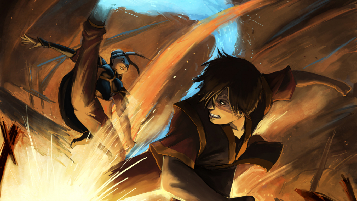 Aang &Amp; Zuko Avatar Wallpapers