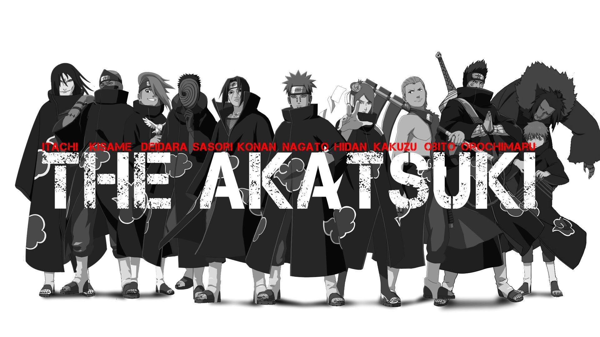 Akatsuki Black And White Wallpapers