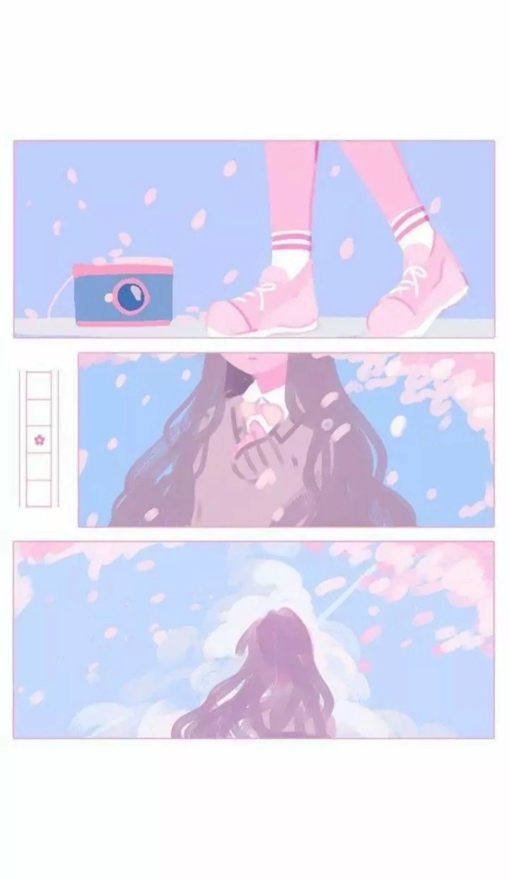 Anime Aesthetic Color Pink Wallpapers