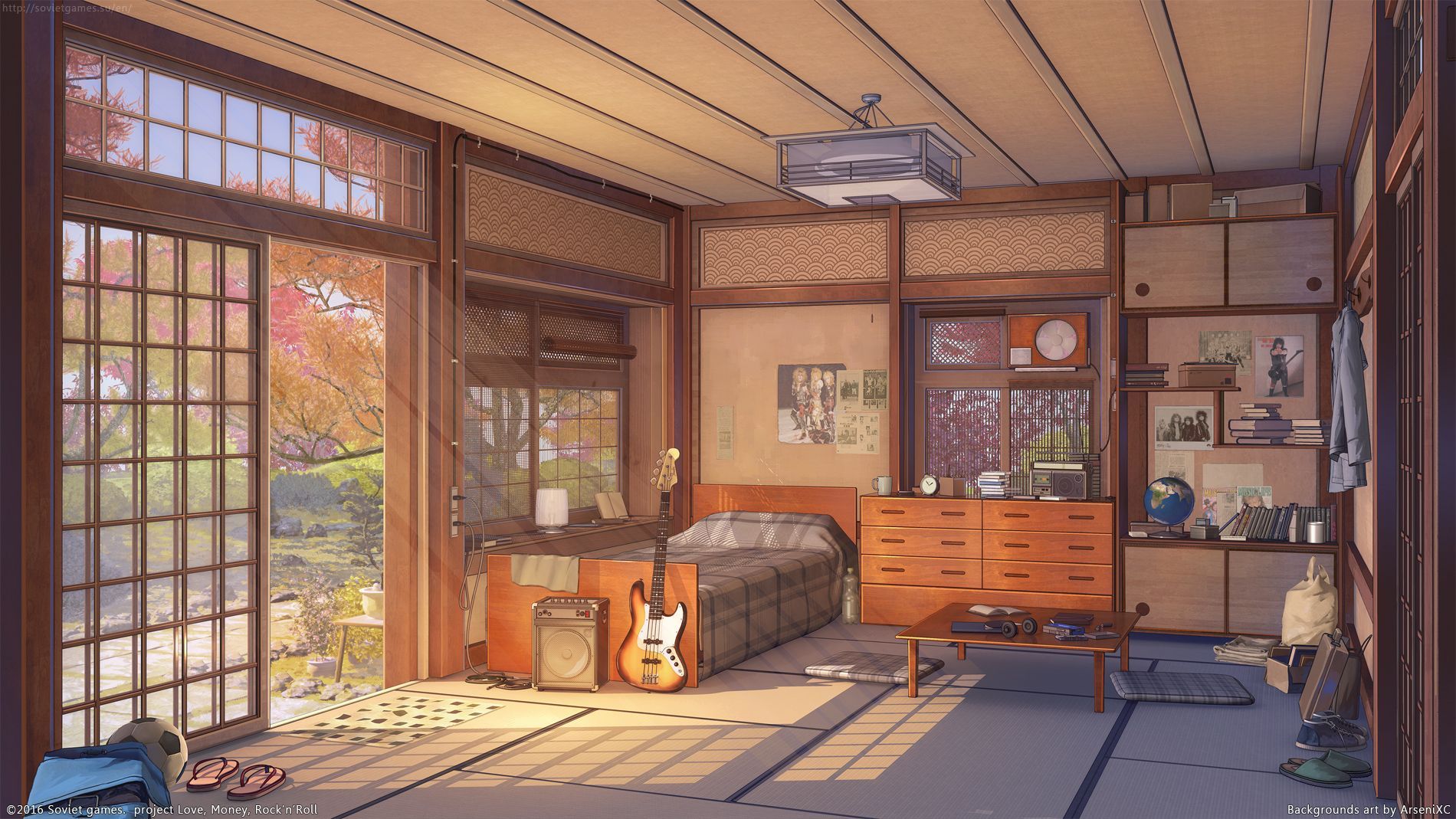 Anime Bedroom Scenery Wallpapers