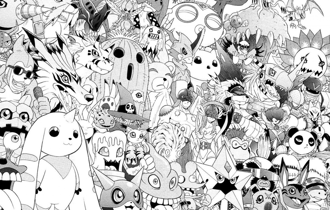 Anime Black And White Wallpapers