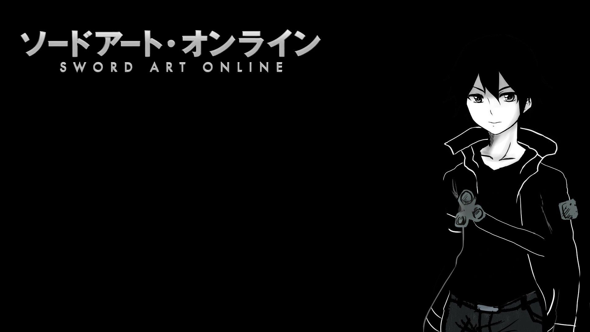 Anime Black And White Boy Wallpapers