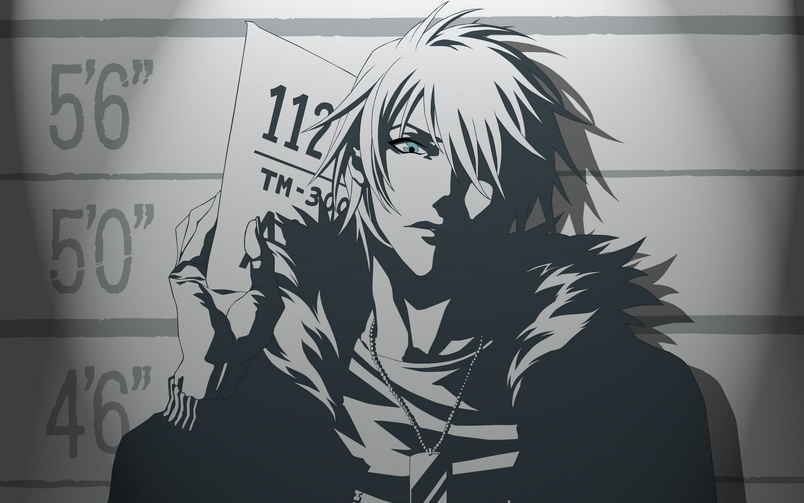 Anime Black And White Boy Wallpapers