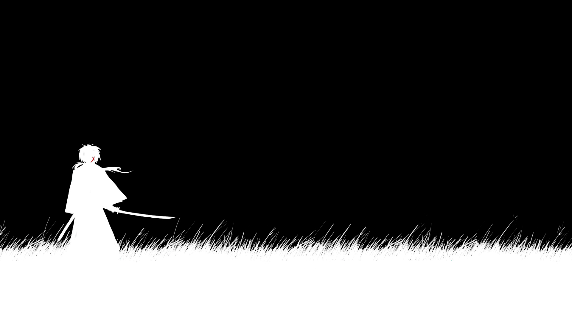 Anime Black And White Scenery Hd Wallpapers