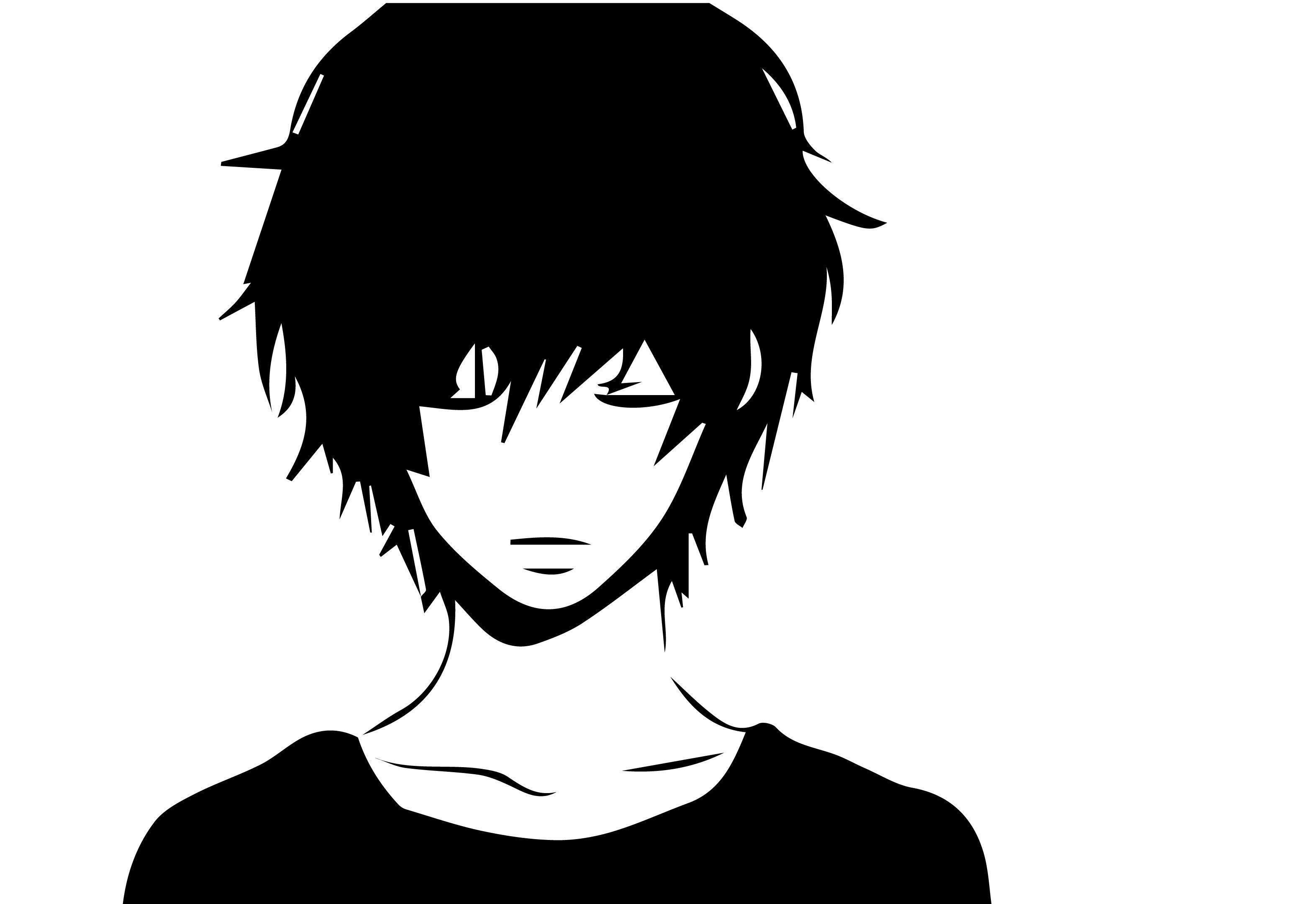 Anime Boy Black And White Wallpapers