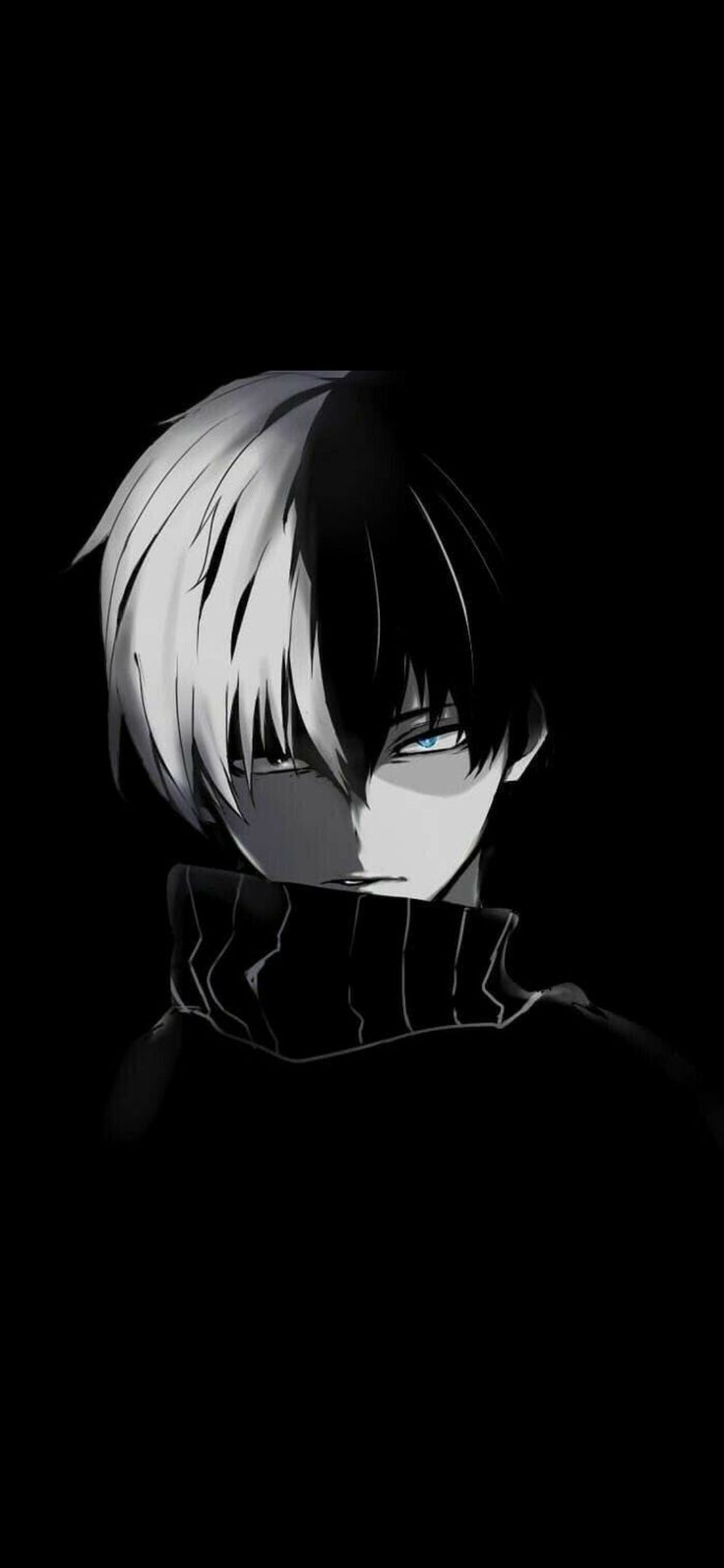 Anime Boy Black And White Wallpapers