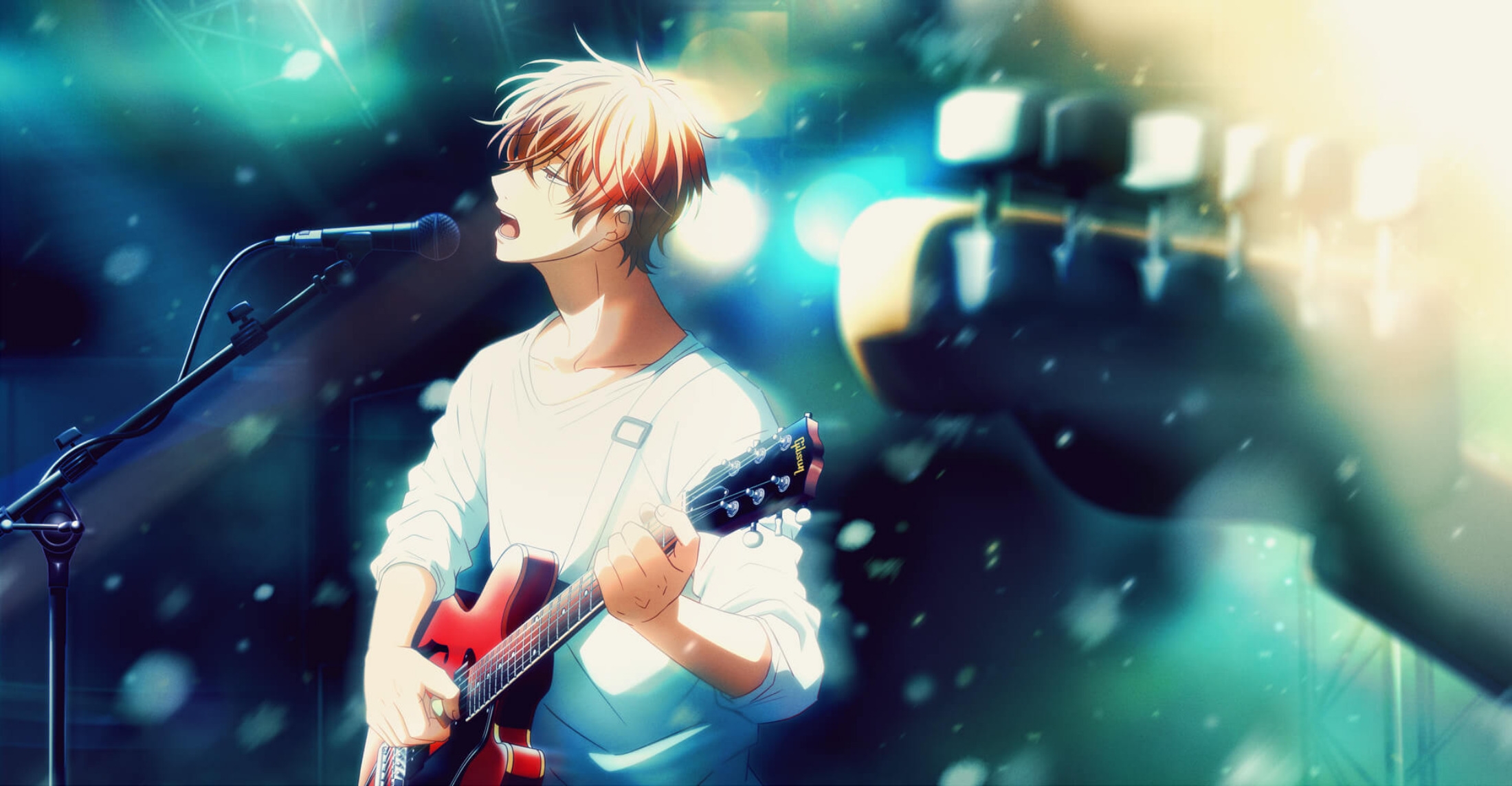 Anime Boy Playing Guitar Wallpapers