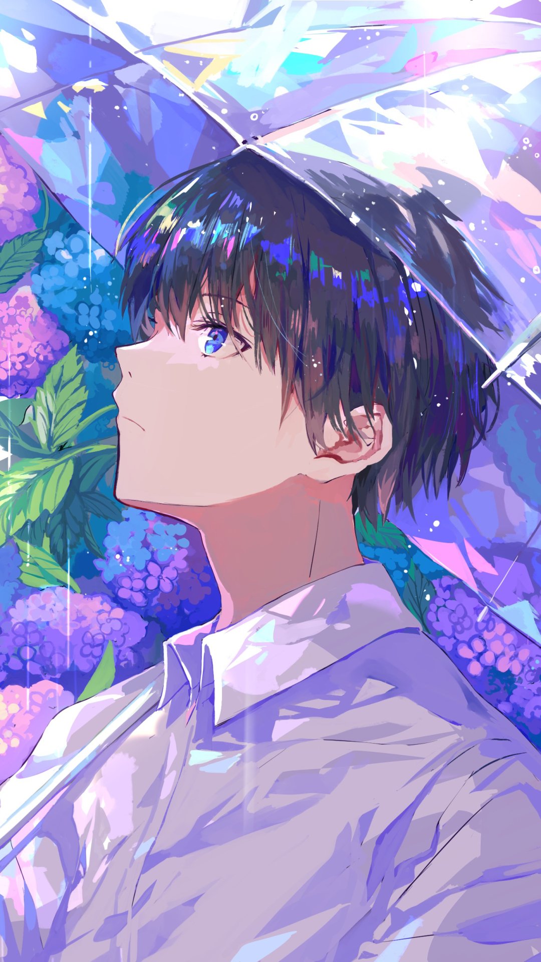 Anime Boy Rain Wallpapers