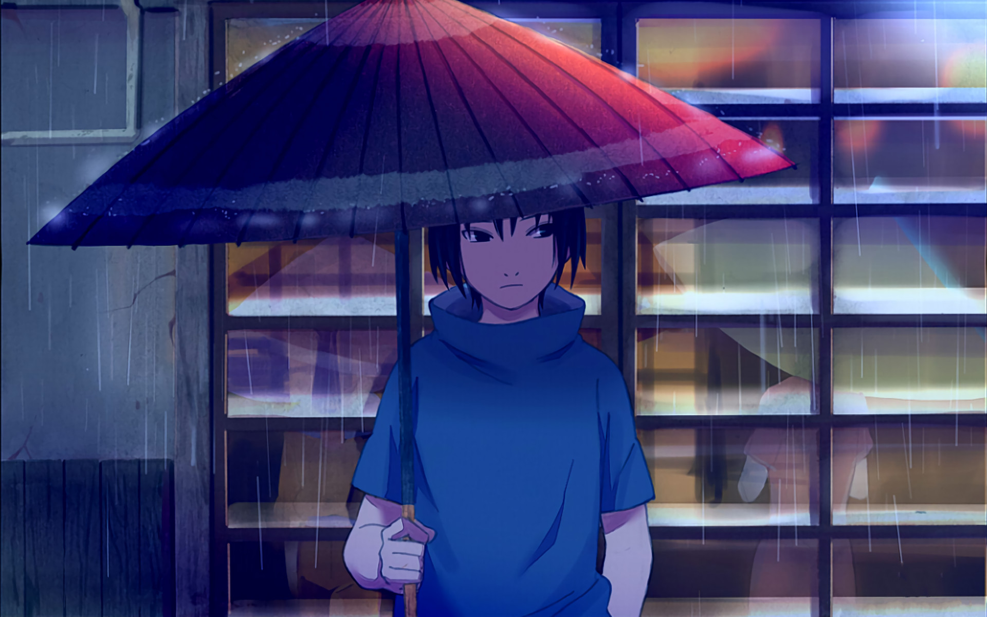 Anime Boy Umbrella Wallpapers