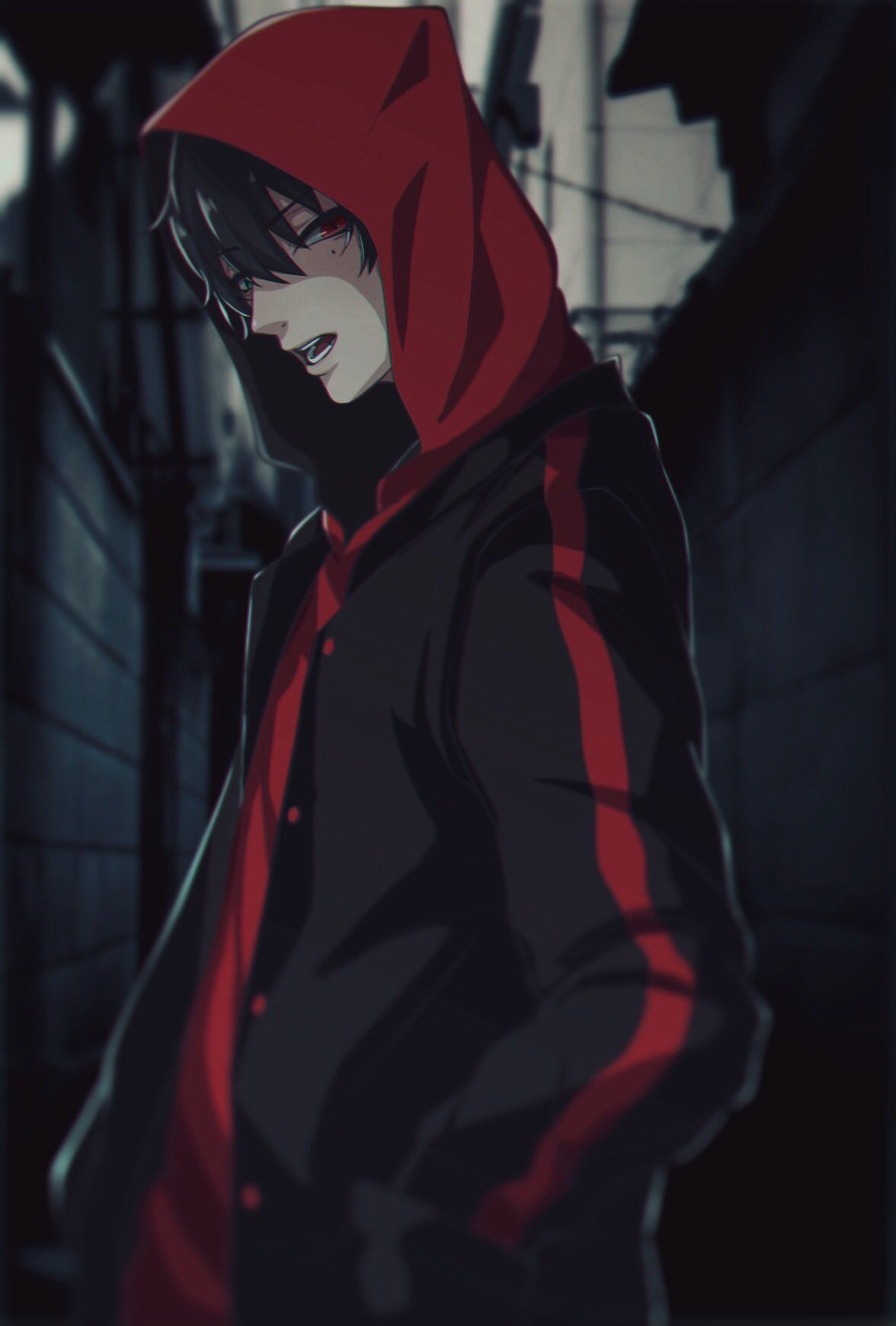 Anime Boy Wearing Hoodie Wallpapers