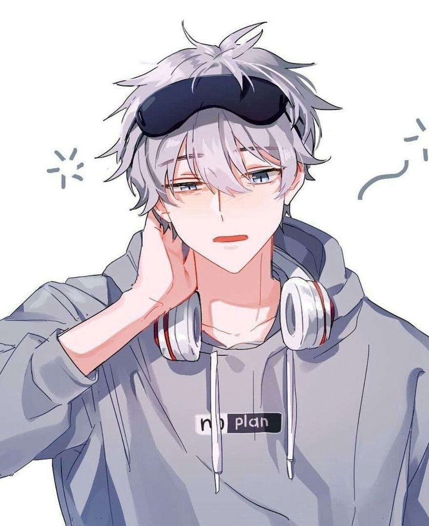 Anime Boys Grey Hair Wallpapers