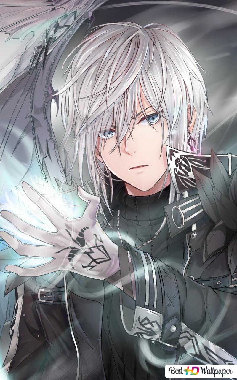 Anime Boys Grey Hair Wallpapers