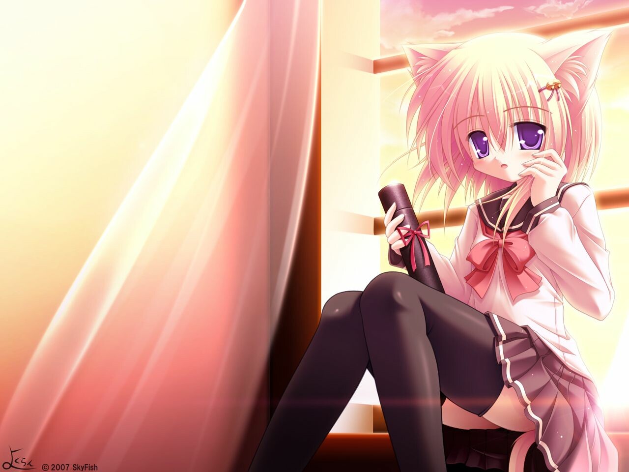 Anime Cat Girl Hd Wallpapers