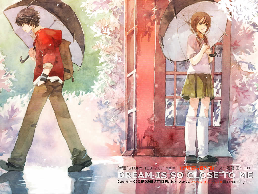 Anime Character Walking Away Wallpapers