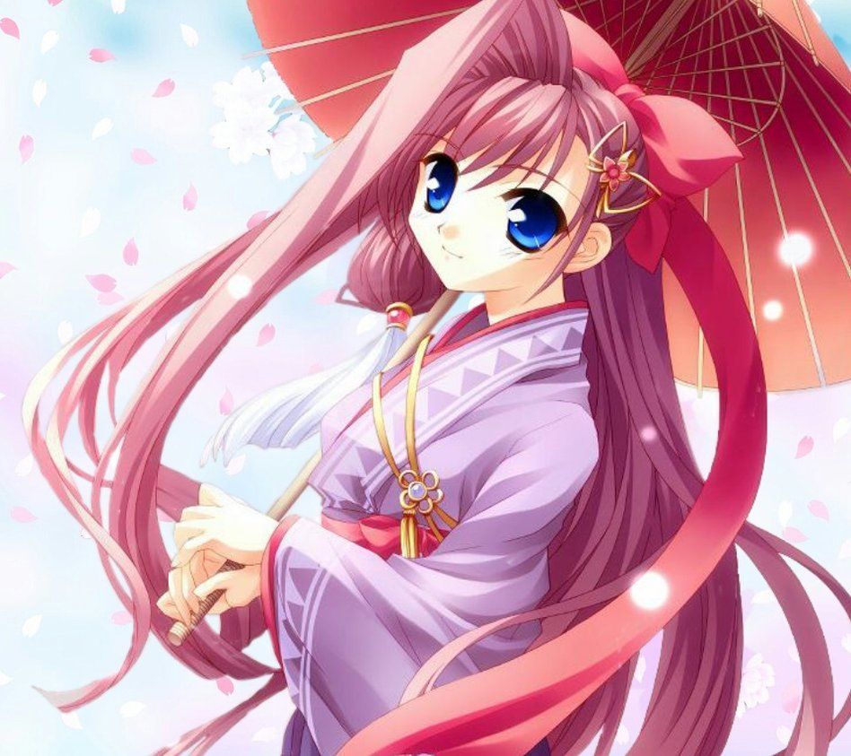 Anime Cherry Blossom Girl Wallpapers