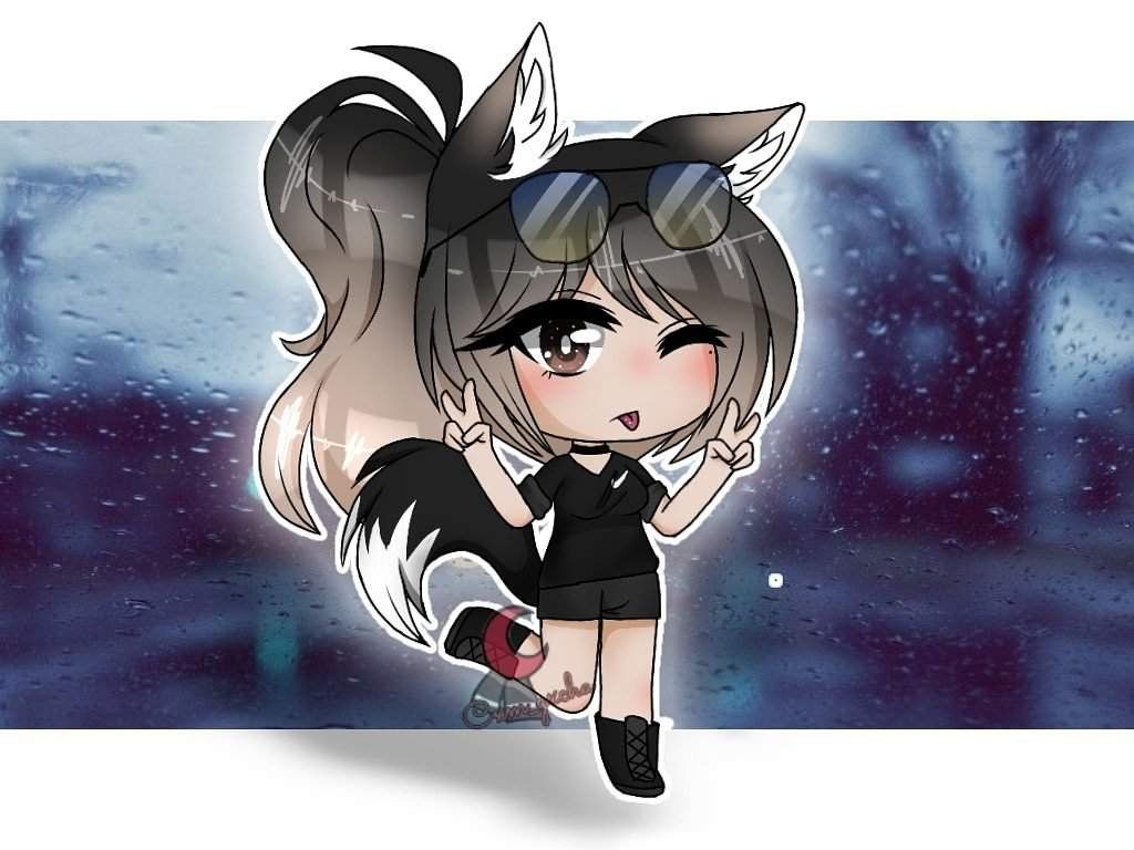 Anime Chibi Wolf Girl Wallpapers