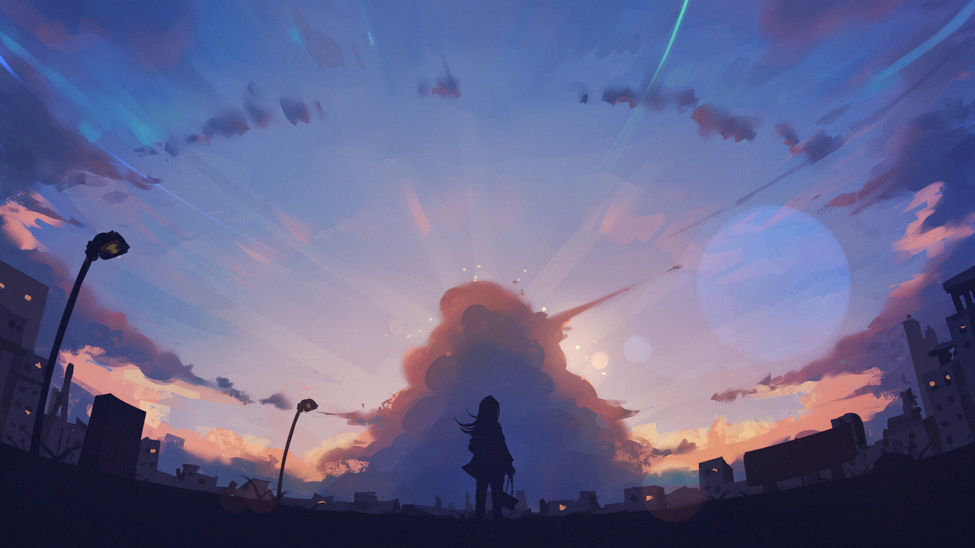Anime Clouds Wallpapers