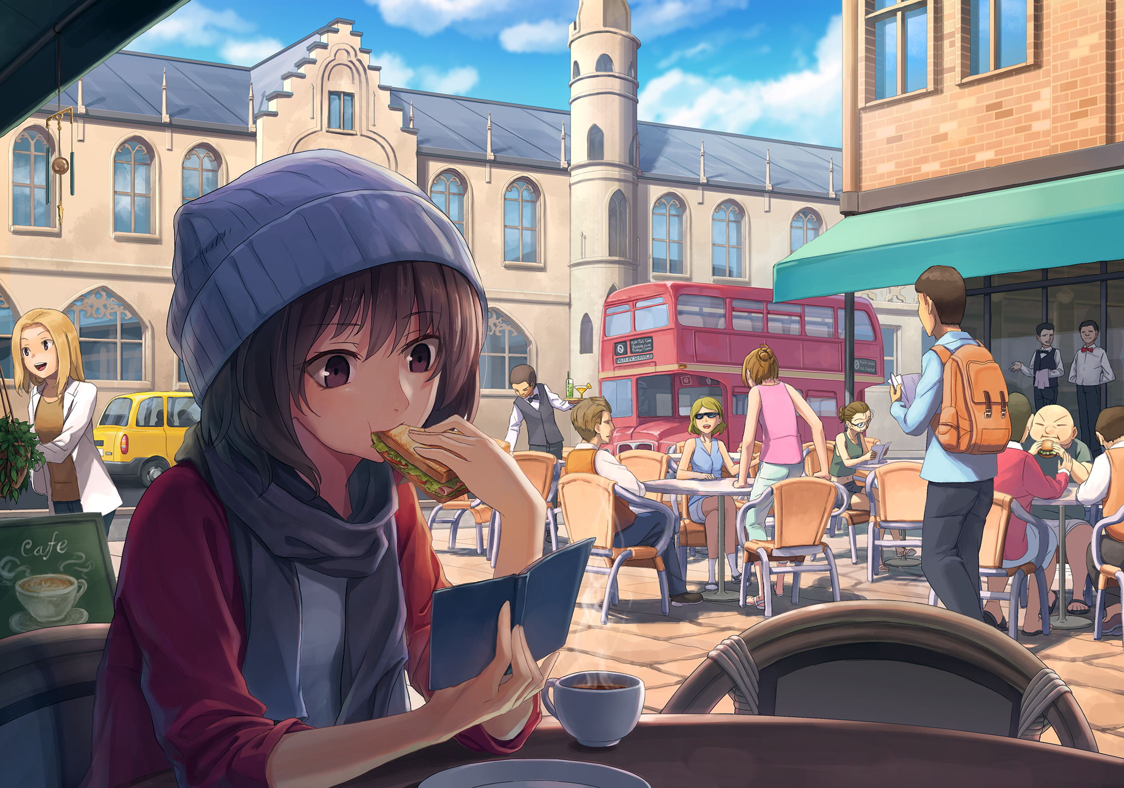 Anime Coffee Shop Wallpapers