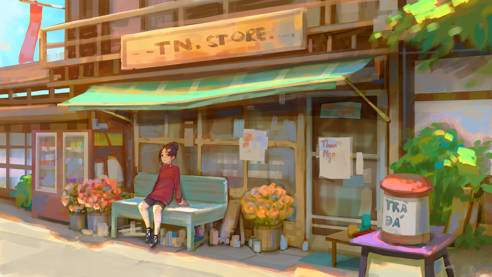 Anime Coffee Shop Wallpapers