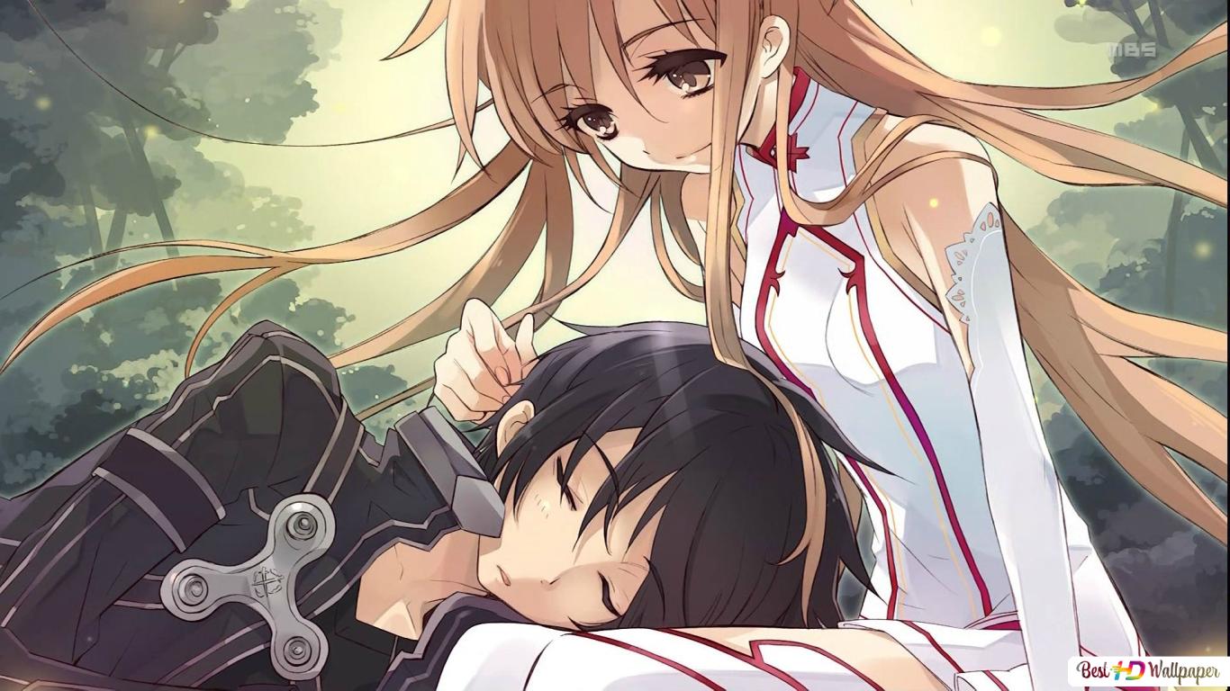 Anime Couple Sleeping Wallpapers