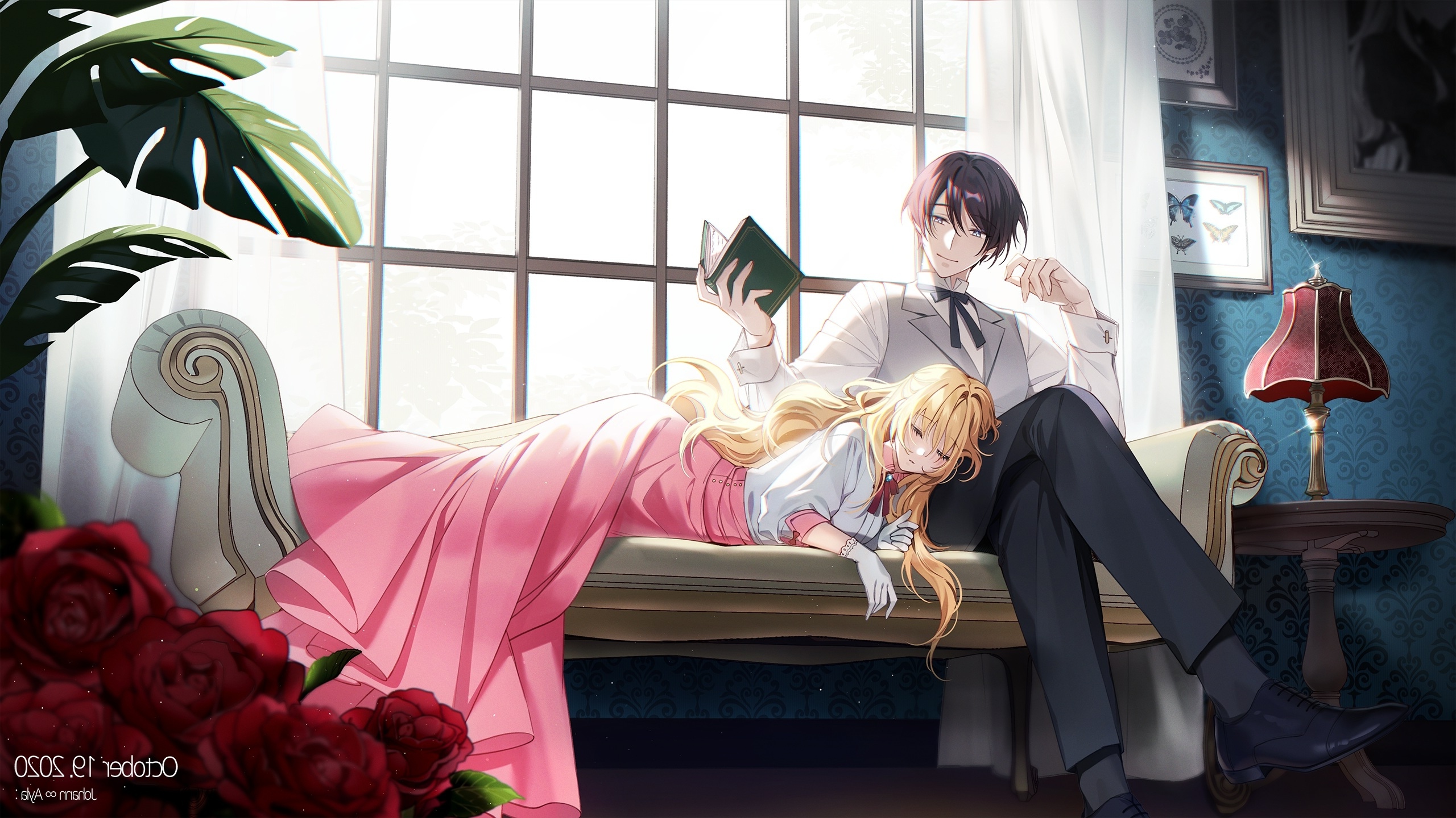 Anime Couple Sleeping Wallpapers