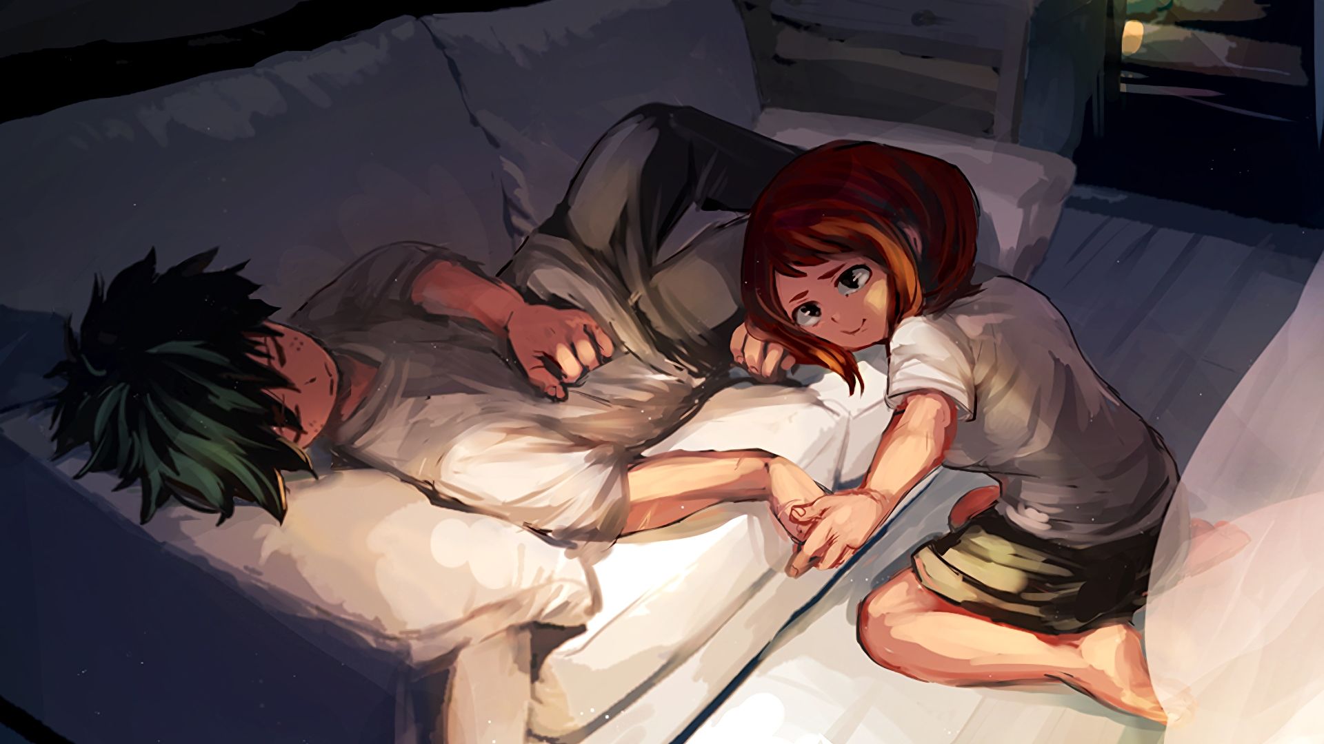 Anime Couple Sleeping Wallpapers