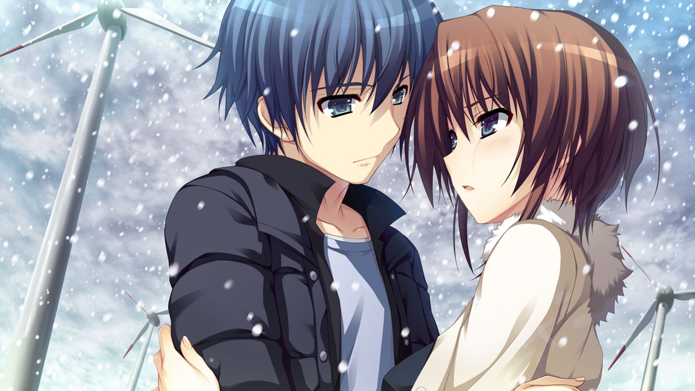 Anime Couple Winter Wallpapers