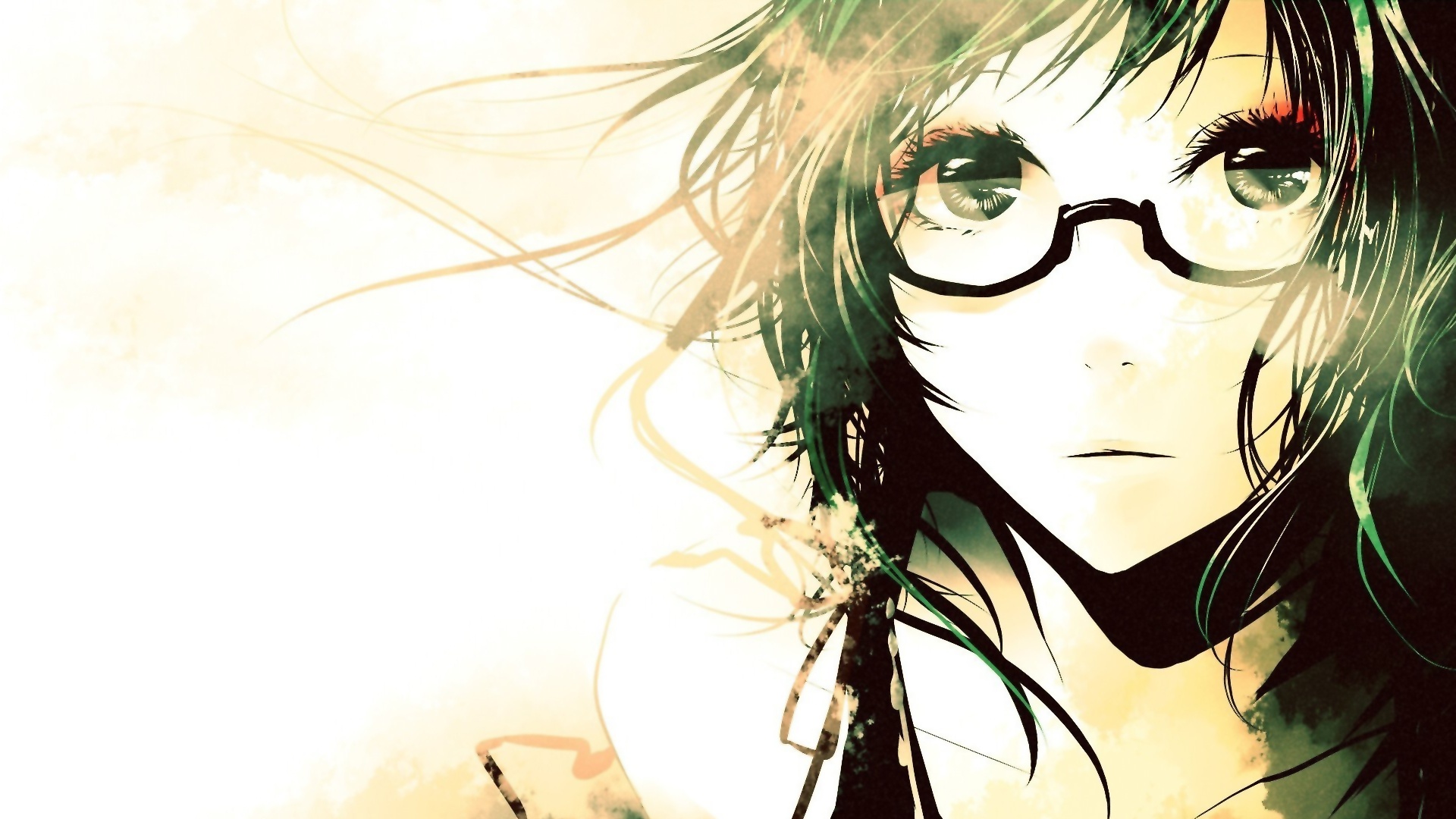 Anime Cute Glasses Girl Hd Wallpapers