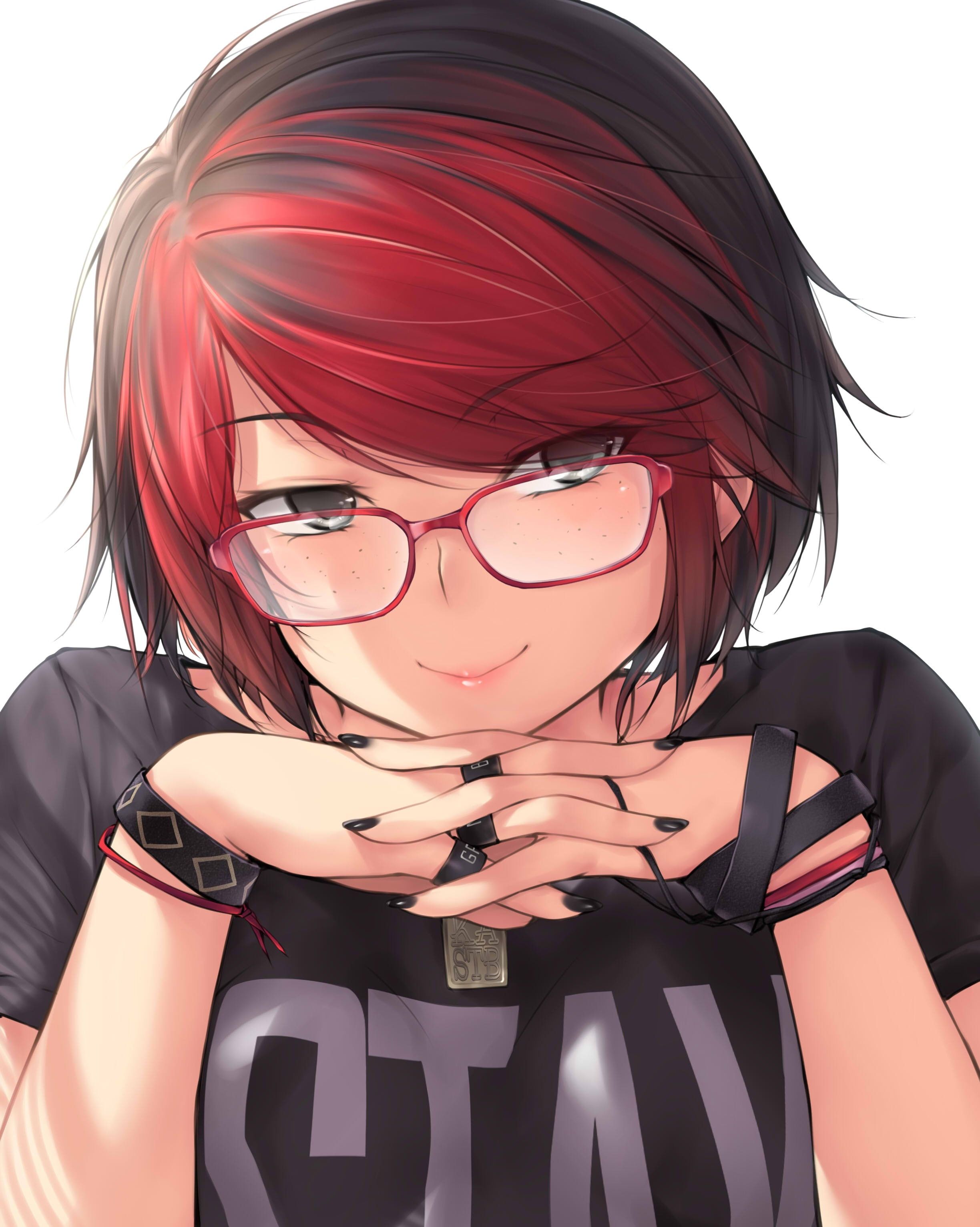 Anime Cute Glasses Girl Hd Wallpapers