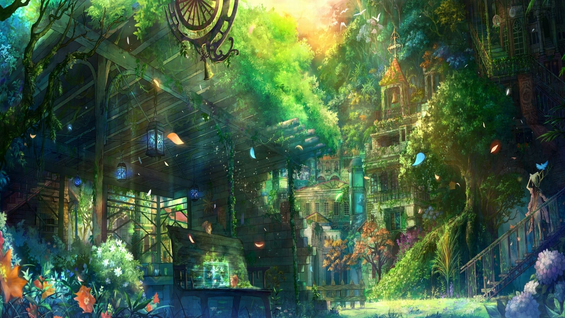 Anime Fantasy City Wallpapers