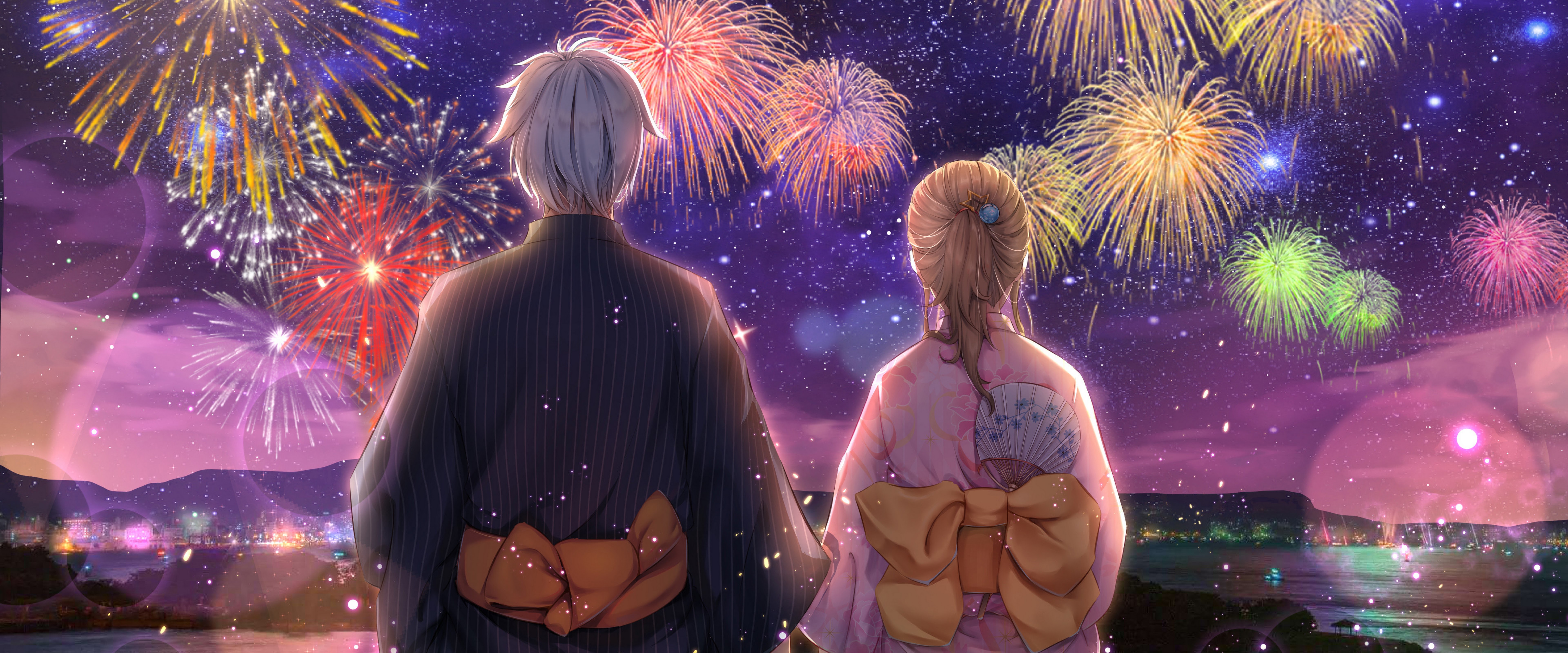 Anime Fireworks Wallpapers