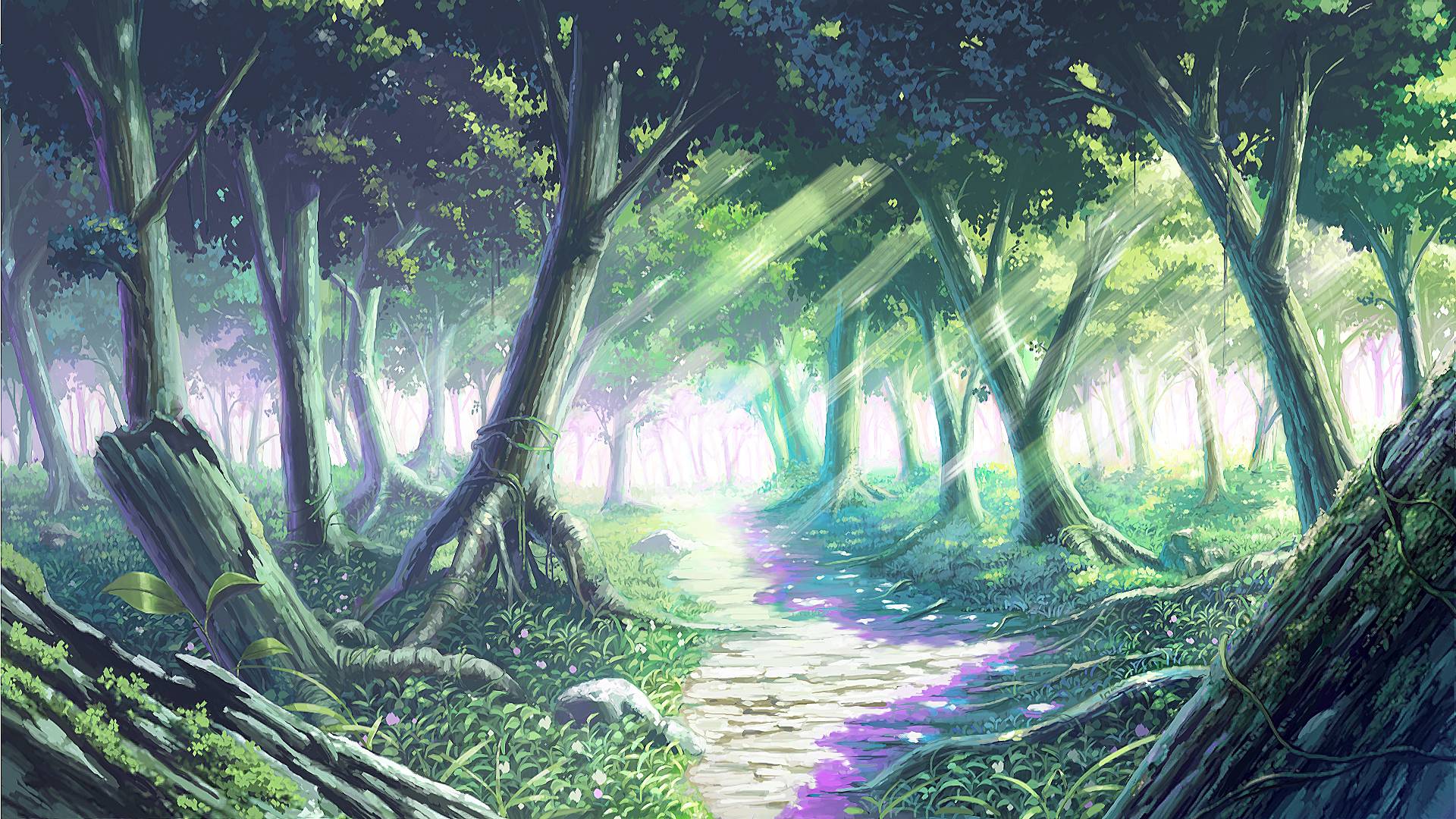 Anime Forest Wallpapers