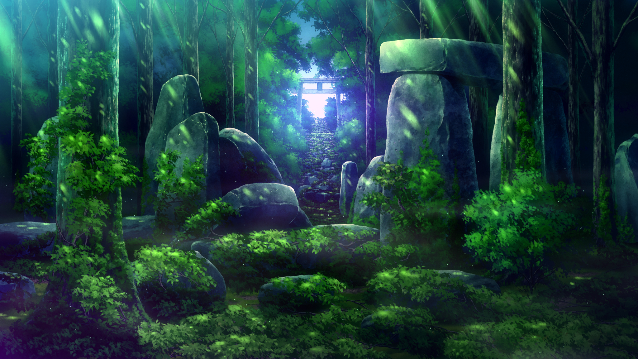 Anime Forest Wallpapers