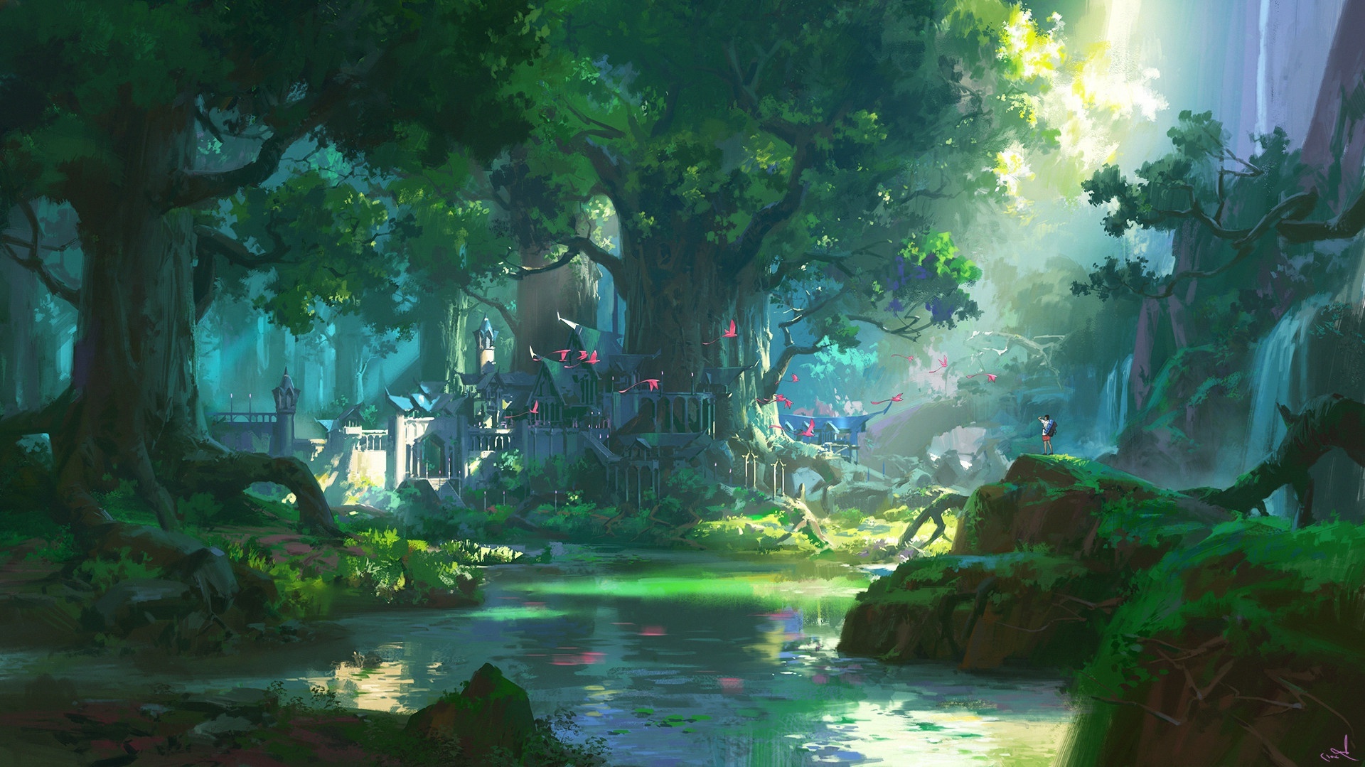 Anime Forest Wallpapers