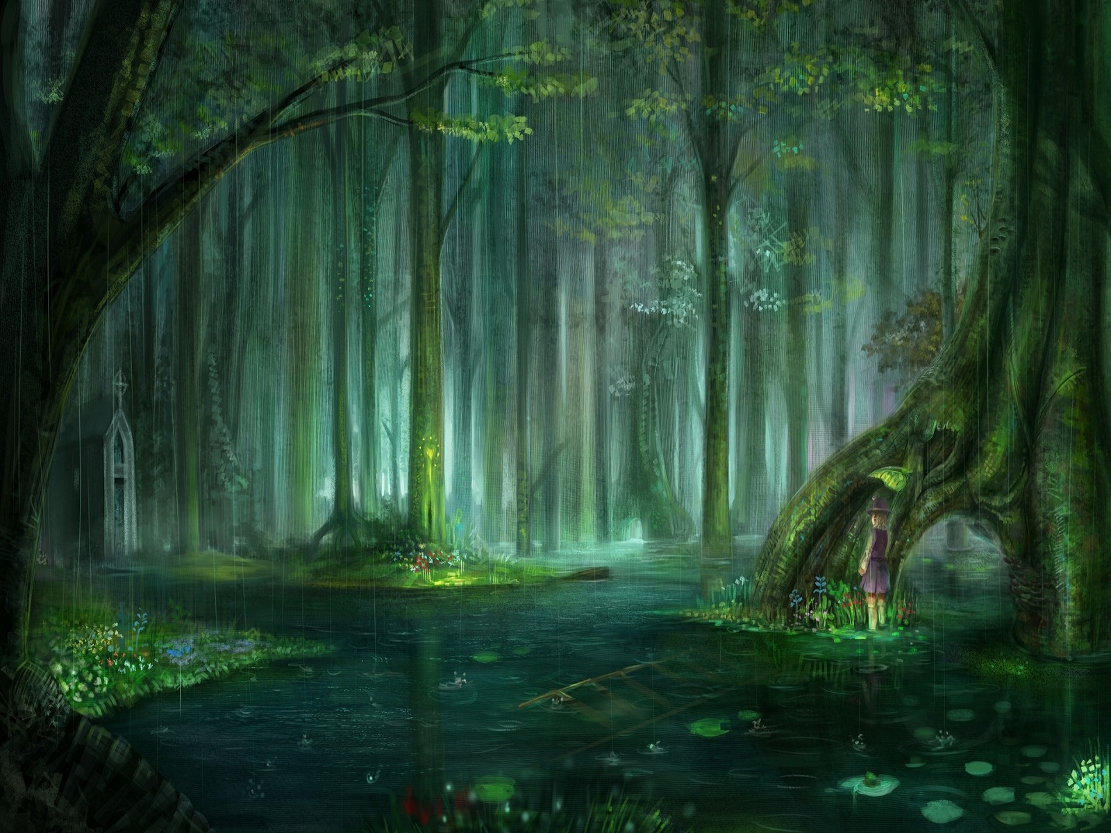 Anime Forest Wallpapers