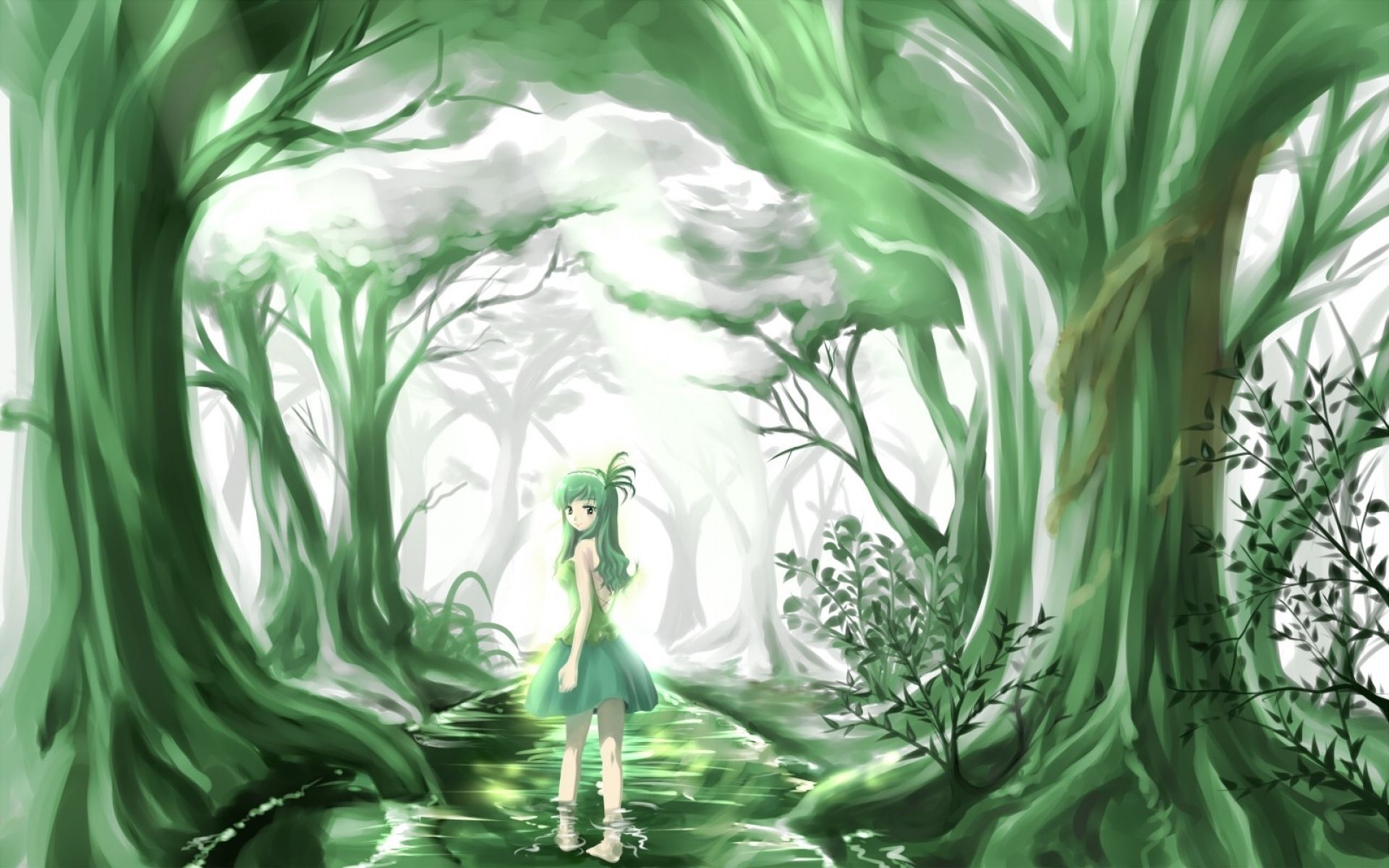 Anime Forest Wallpapers