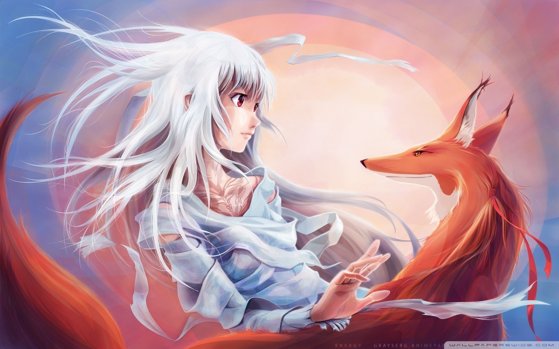 Anime Fox Girl Wallpapers