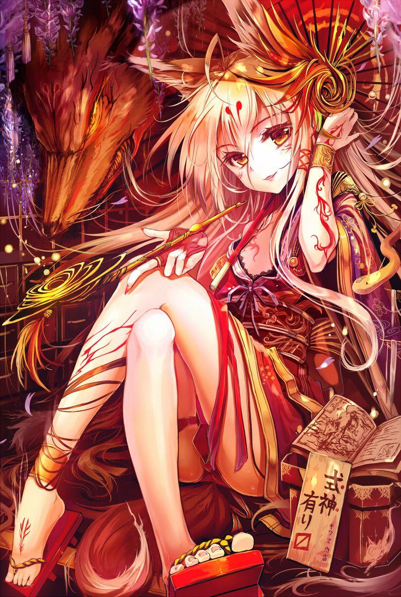 Anime Fox Spirit Girl Wallpapers