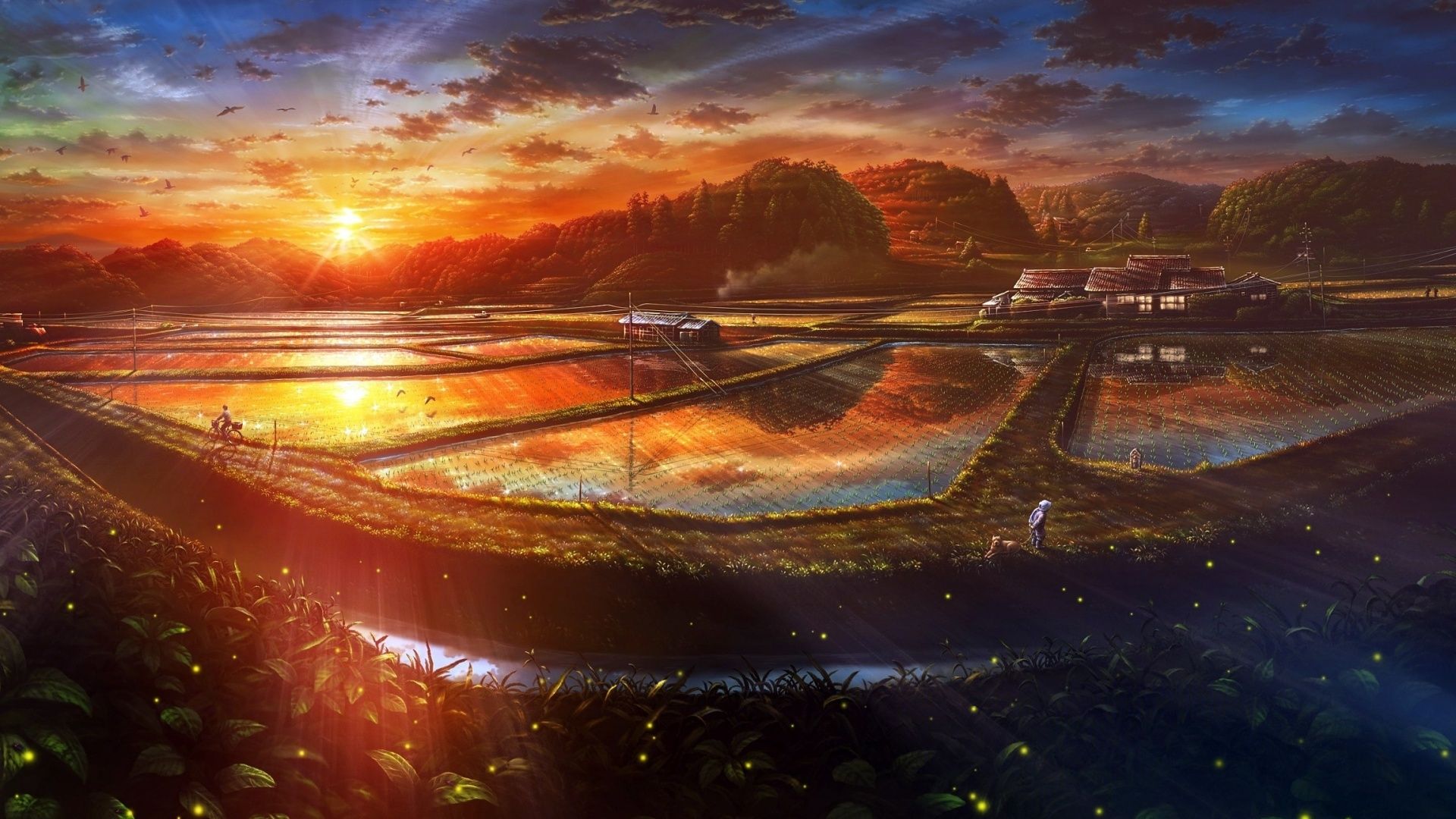 Anime Futuristic Scenery Wallpapers