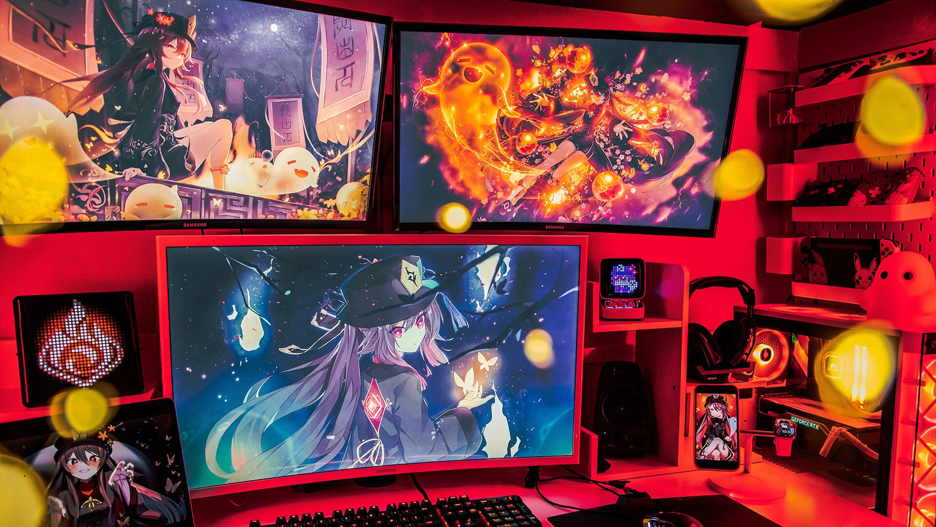 Anime Gamer Room Wallpapers