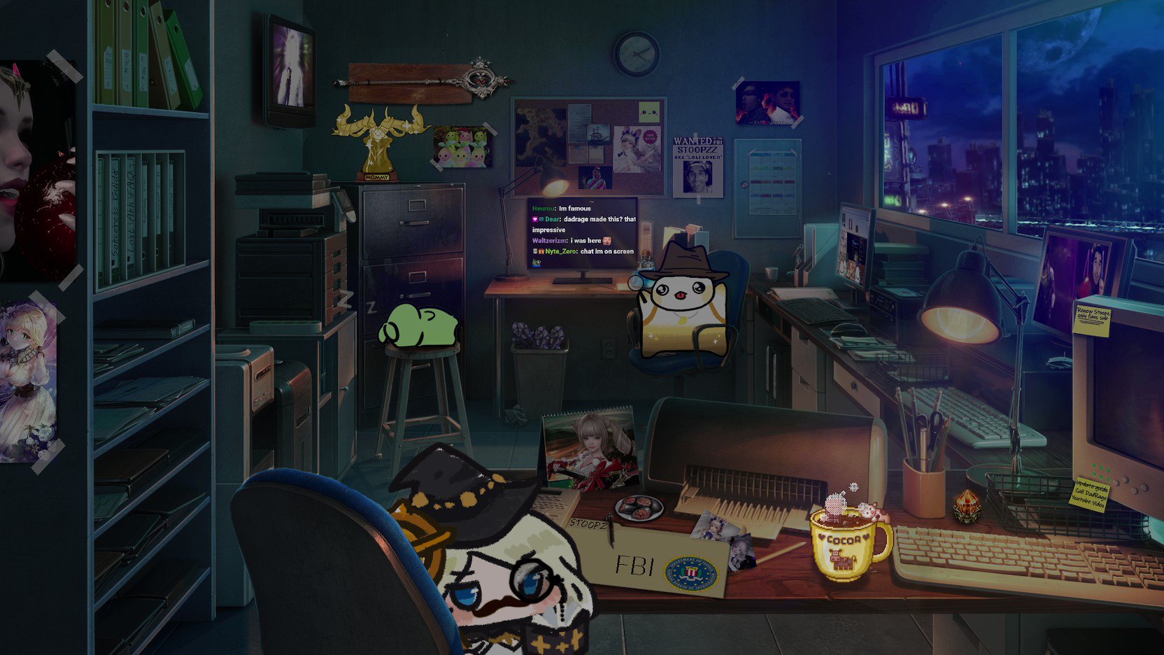 Anime Gamer Room Wallpapers
