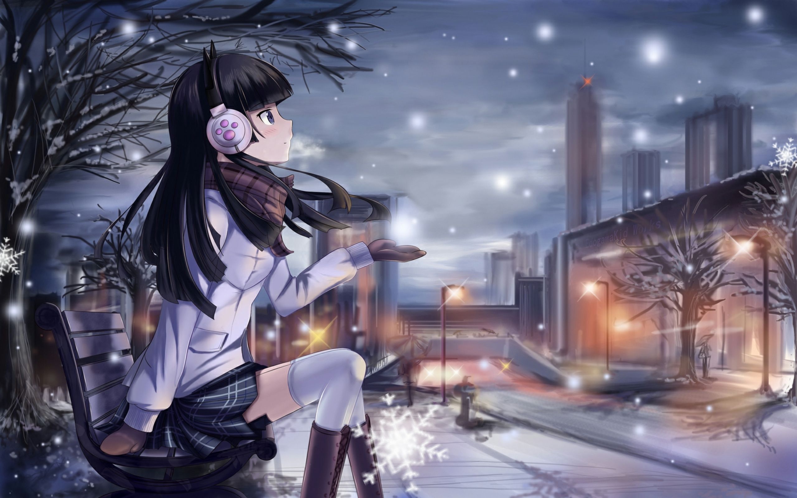 Anime Girl Alone Wallpapers