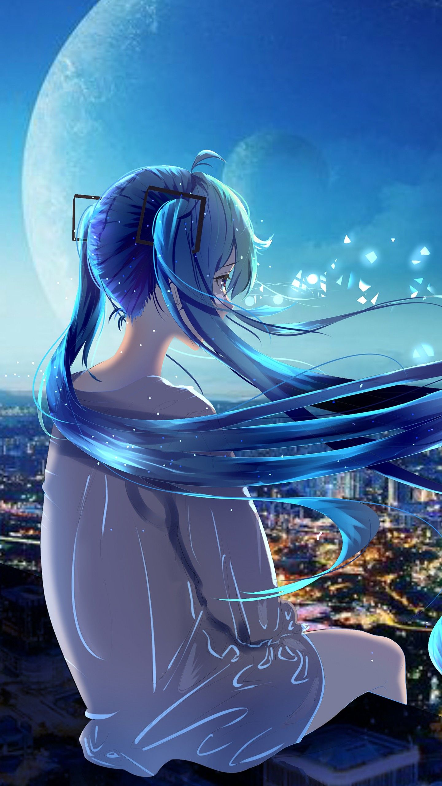 Anime Girl Alone Standing Wallpapers