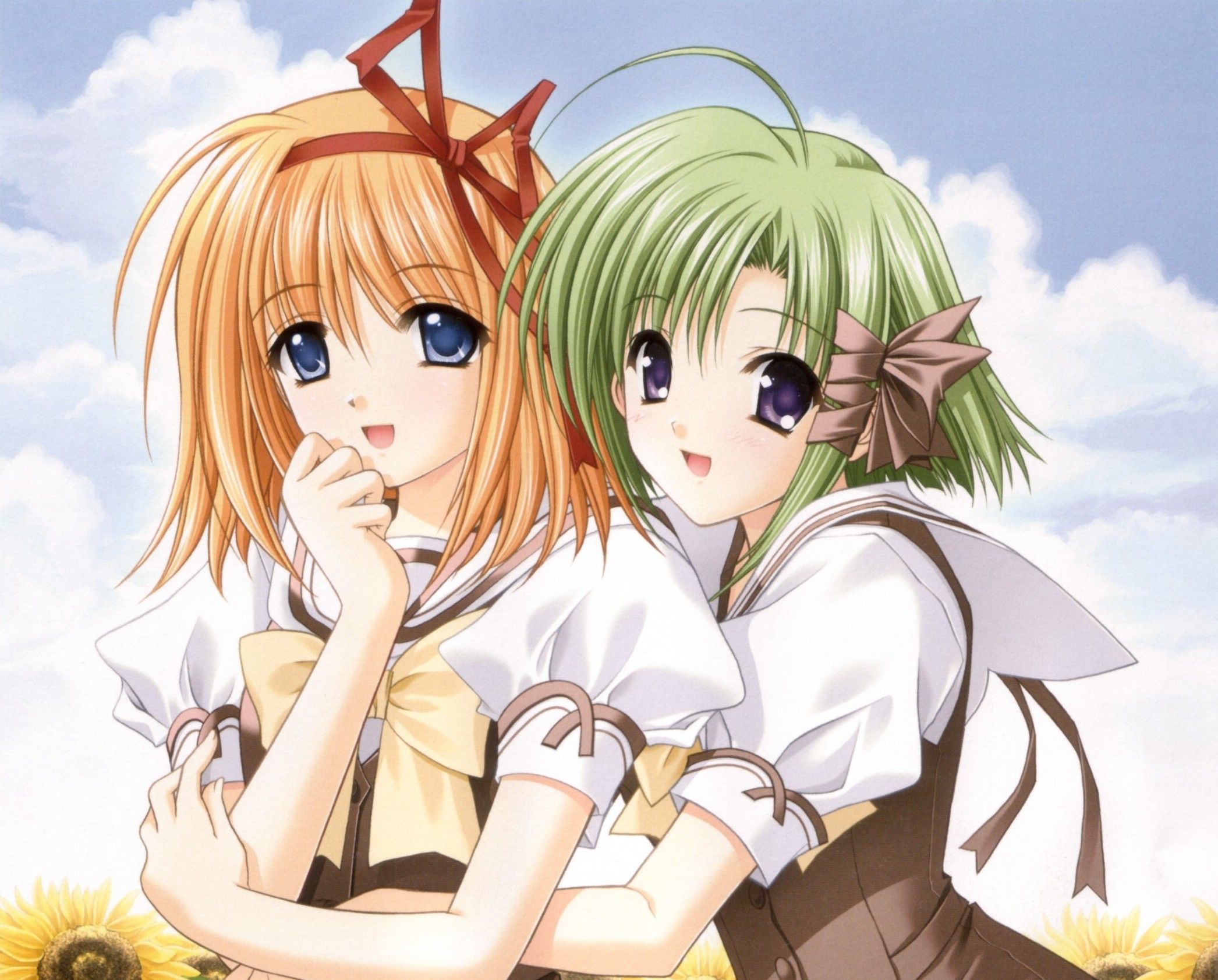 Anime Girl Bffs Wallpapers