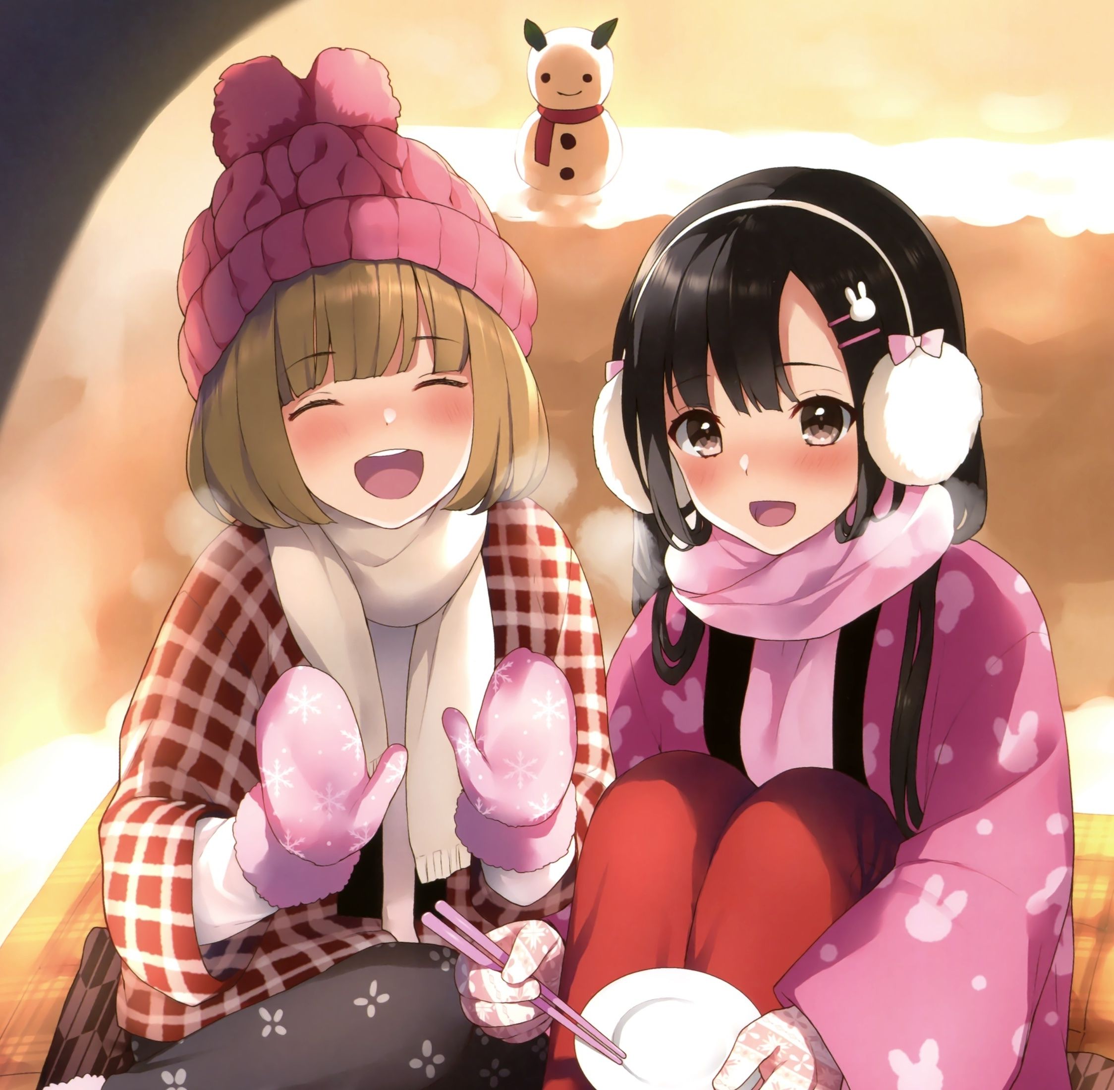 Anime Girl Bffs Wallpapers