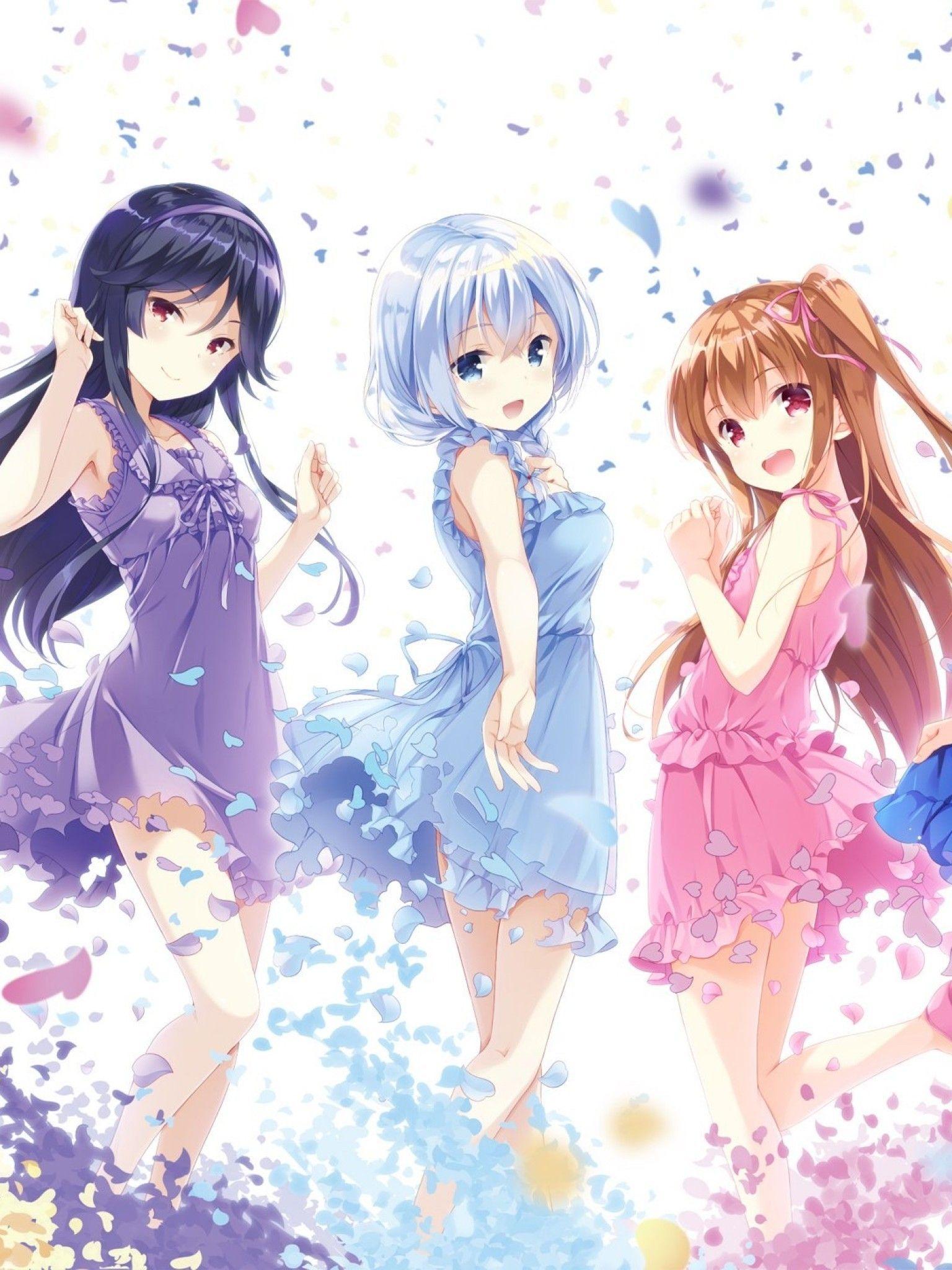 Anime Girl Bffs Wallpapers