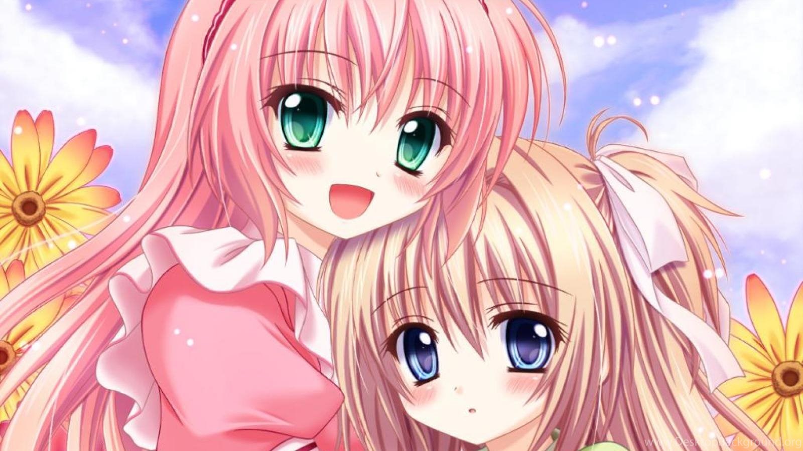 Anime Girl Bffs Wallpapers